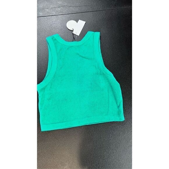 NIA LUCERNE TERRY TANK GREEN SIZE L P1-72 NEW - Picture 8 of 10